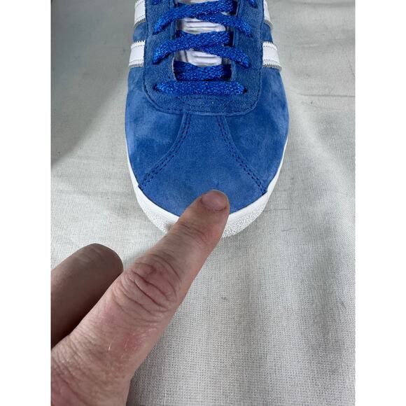 Adidas Gazelle 85 Men’s sz 9.5 Blue Bird Cloud White Mens Athletic Sneaker 2022 - Picture 12 of 13